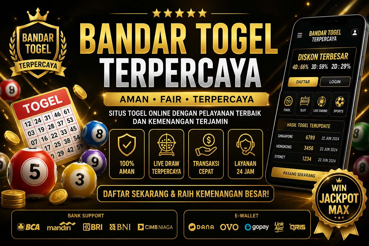 Bandar Togel Terpercaya Pilihan Tepat untuk Pengalaman Bermain Aman dan Nyaman