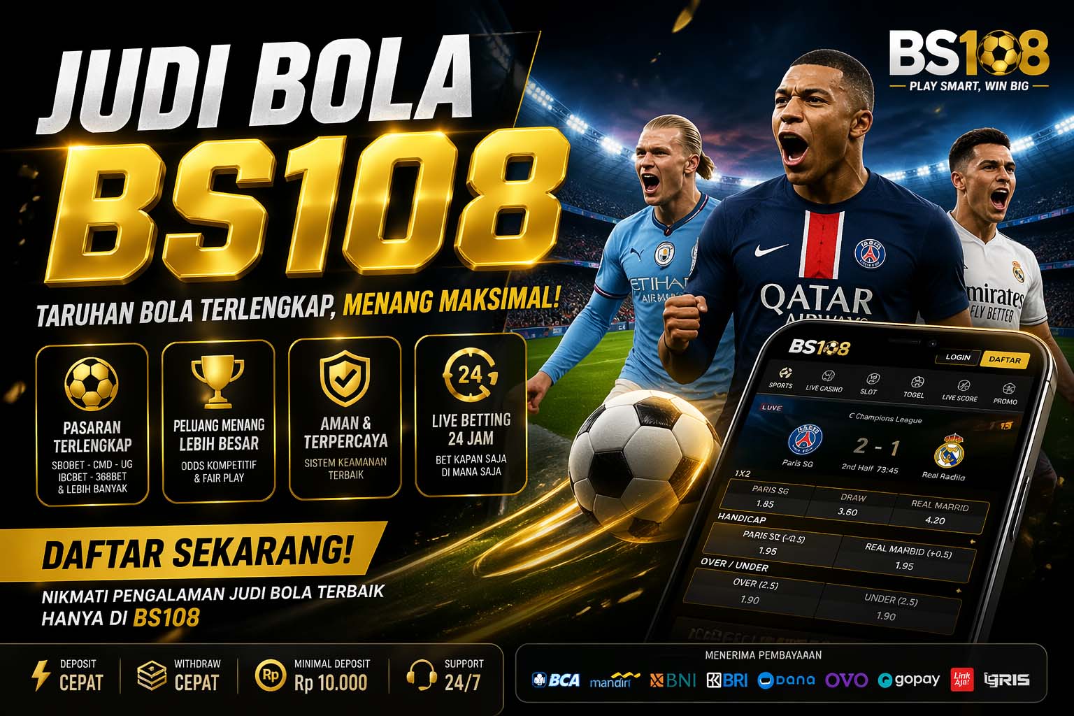 Judi Bola BS108: Kenali Risiko dan Cara Bermain Aman