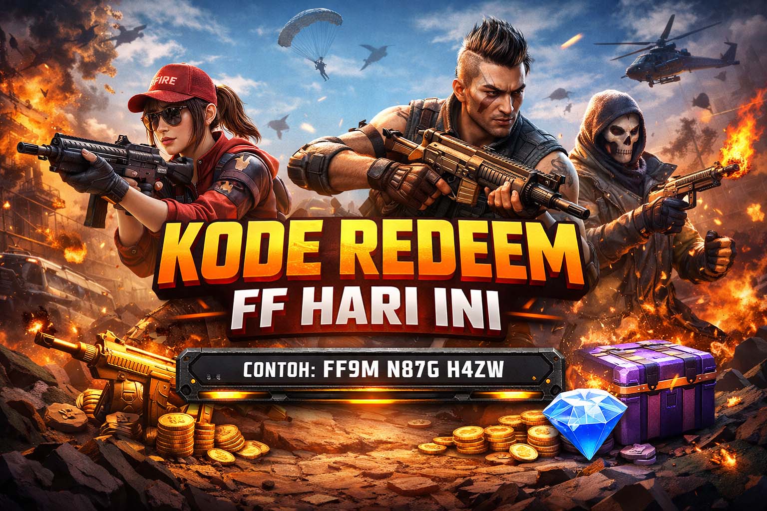 Kode Redeem FF Hari Ini Terbaru