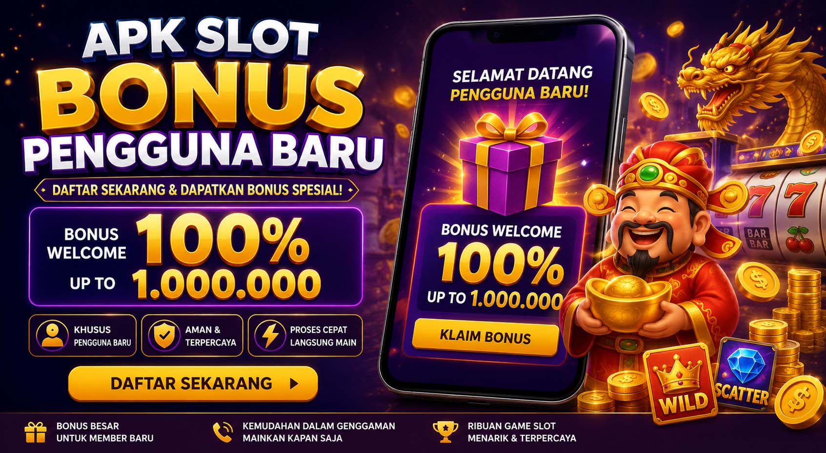 apk slot bonus pengguna baru
