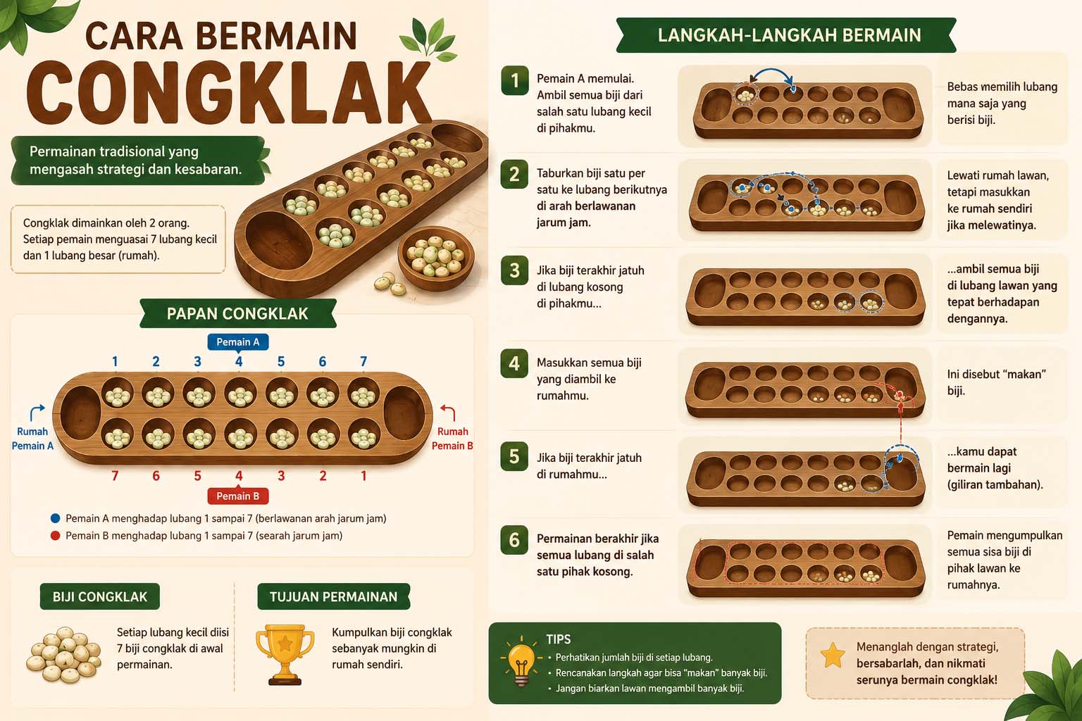 Cara Bermain Congklak: Panduan Lengkap Permainan Tradisional Indonesia