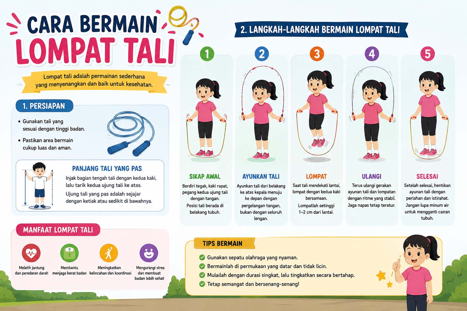 cara bermain lompat tali