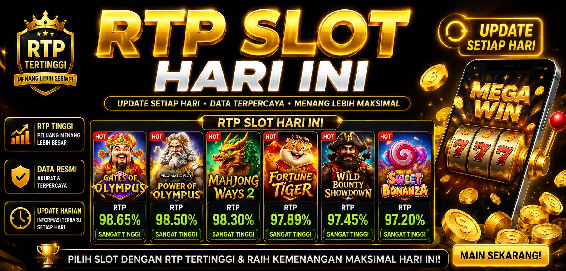 RTP Slot Hari Ini Terbaru 2026 Lengkap dan Mudah Dipahami